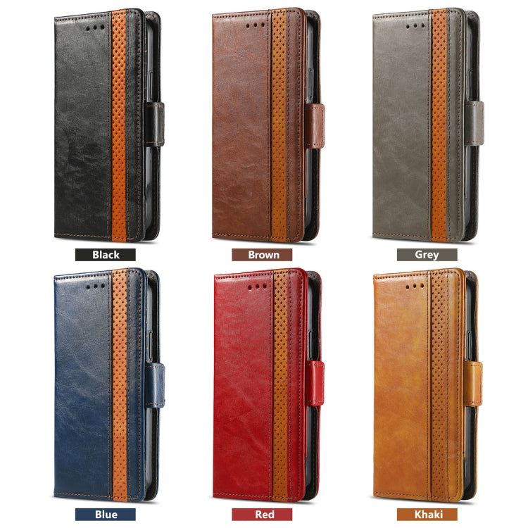 CaseNeo Splicing Dual Magnetic Buckle Leather Phone Case, For Samsung Galaxy A25 5G, For Samsung Galaxy S23 FE 5G, For Samsung Galaxy A24 4G