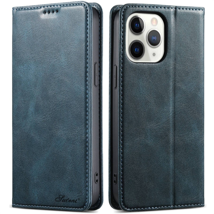 Suteni J02 Oil Wax Wallet Leather Phone Case, For iPhone 11, For iPhone 11 Pro, For iPhone XR, For iPhone XS Max
