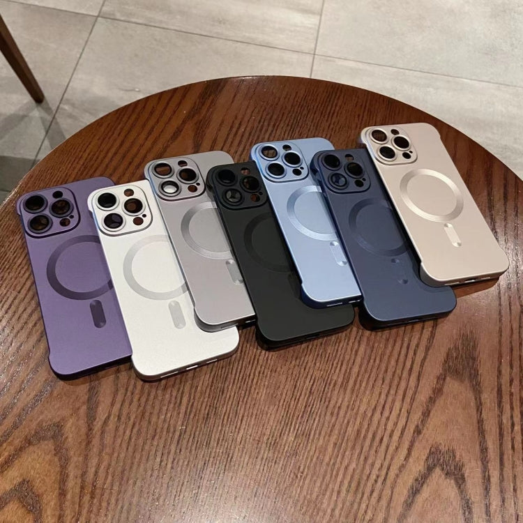 Frameless MagSafe PC Phone Case, For iPhone 15 Pro Max