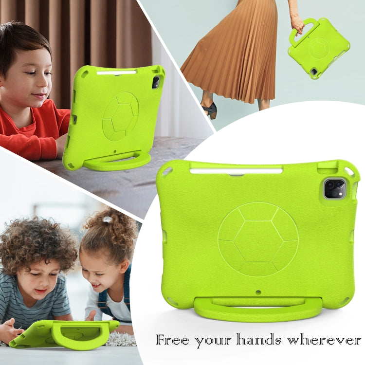 Handle Football Shaped EVA Shockproof Tablet Case