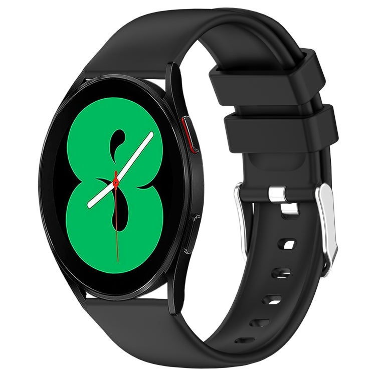 20mm Smooth Solid Color Silicone Watch Band, For Samsung Galaxy Watch 5 40mm, For Samsung Galaxy Watch 4 44mm
