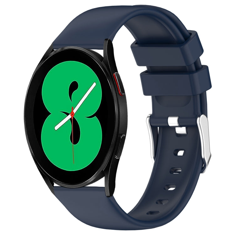 20mm Smooth Solid Color Silicone Watch Band, For Samsung Galaxy Watch 5 40mm, For Samsung Galaxy Watch 4 44mm