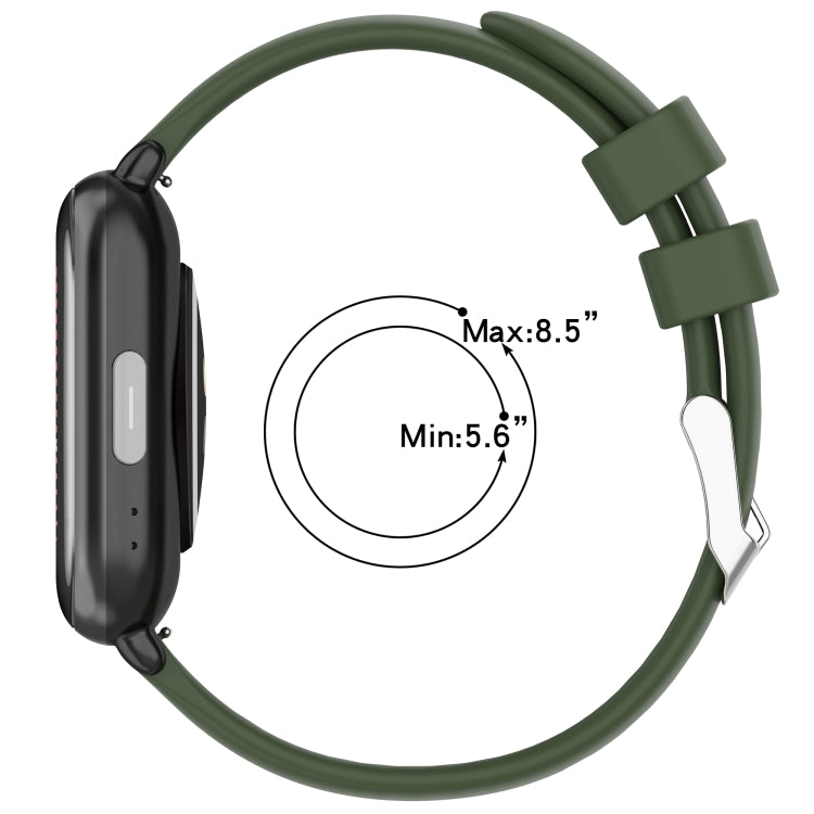 20mm Smooth Solid Color Silicone Watch Band, For Samsung Galaxy Watch 4 40mm, For Samsung Galaxy Watch 4 Classic 46mm