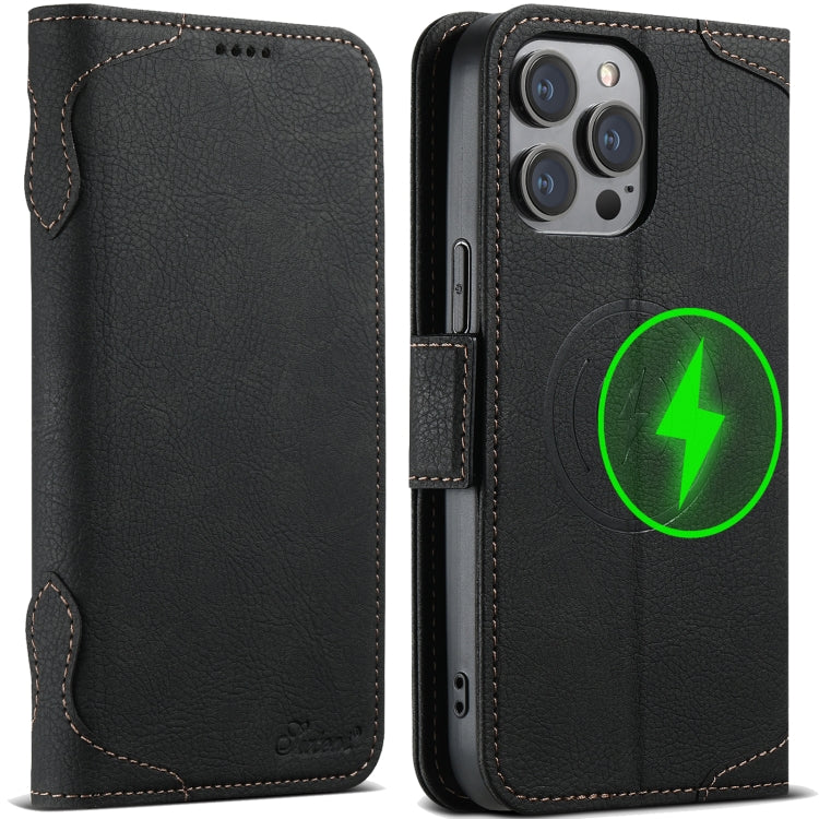 SUTENI J07 Multifunctional Horizontal Flip Magsafe Leather Phone Case, For iPhone 15 Pro Max, For iPhone 15 Pro, For iPhone 15 Plus, For iPhone 15