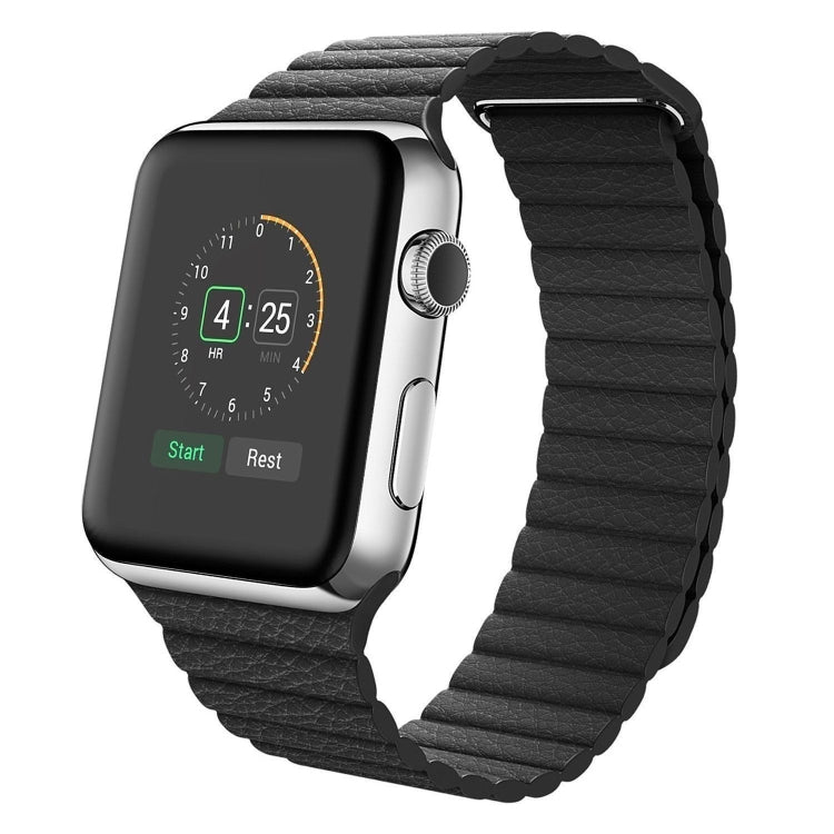 Universal Leather Magnetic Band For Apple iWatch1 2 3 4 38mm/40mm, black, blue, red, white, brown