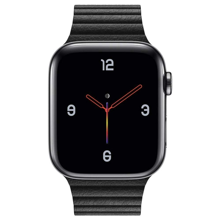 Universal Leather Magnetic Band For Apple iWatch1 2 3 4 38mm/40mm, black, blue, red, white, brown