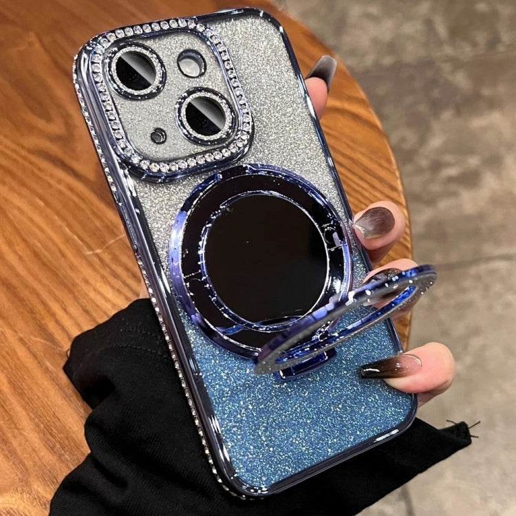 Rhinestone Mirror Glitter MagSafe TPU Phone Case, For iPhone 15 Pro Max, For iPhone 15 Pro, For iPhone 15 Plus, For iPhone 15