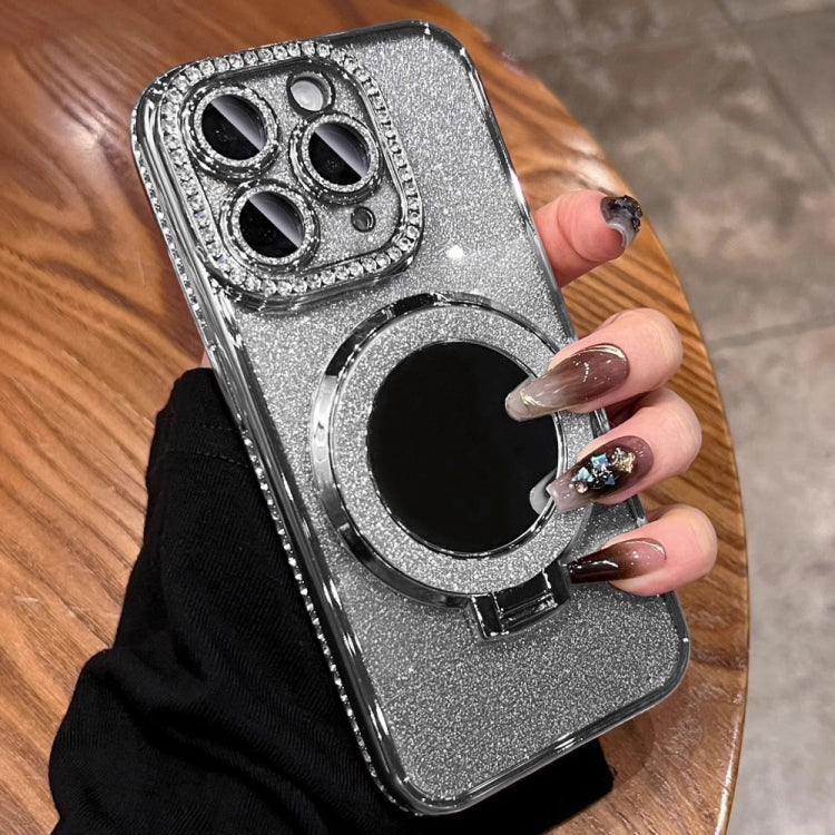 Rhinestone Mirror Glitter MagSafe TPU Phone Case, For iPhone 12 Pro Max, For iPhone 12 Pro, For iPhone 11 Pro Max, For iPhone 11