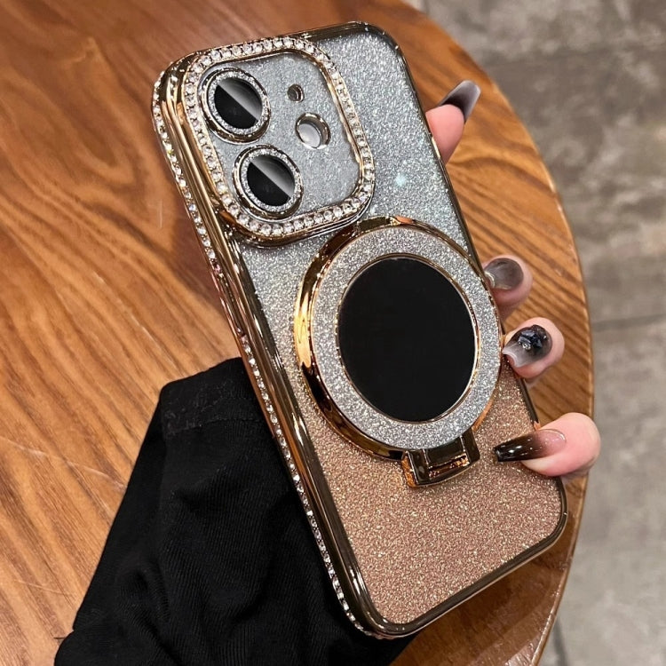 Rhinestone Mirror Glitter MagSafe TPU Phone Case, For iPhone 12 Pro Max, For iPhone 12 Pro, For iPhone 11 Pro Max, For iPhone 11