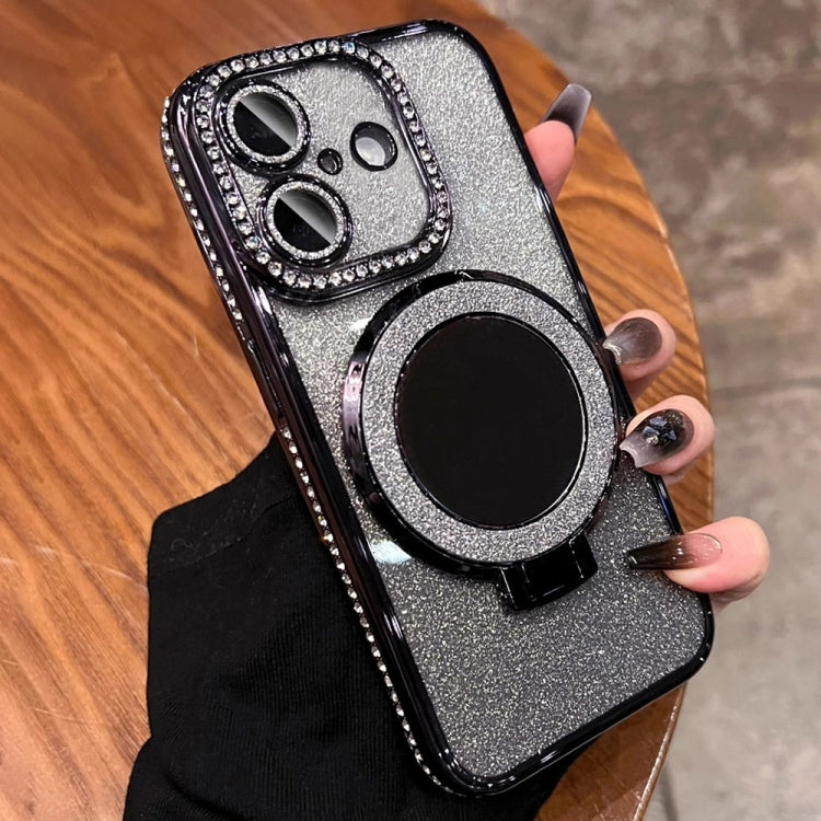 Rhinestone Mirror Glitter MagSafe TPU Phone Case, For iPhone 16 Pro Max, For iPhone 16 Pro, For iPhone 16 Plus, For iPhone 16
