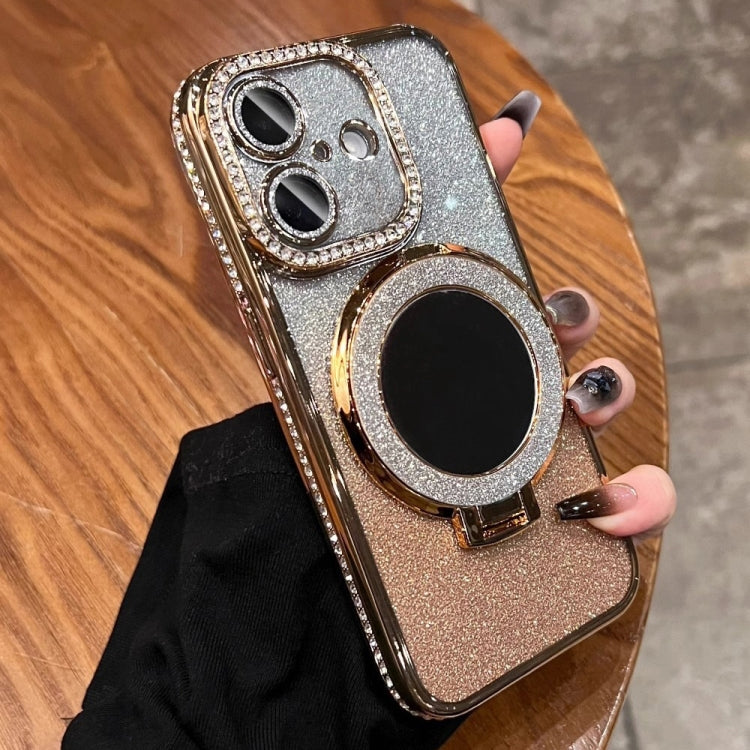 Rhinestone Mirror Glitter MagSafe TPU Phone Case, For iPhone 16 Pro Max, For iPhone 16 Pro, For iPhone 16 Plus, For iPhone 16