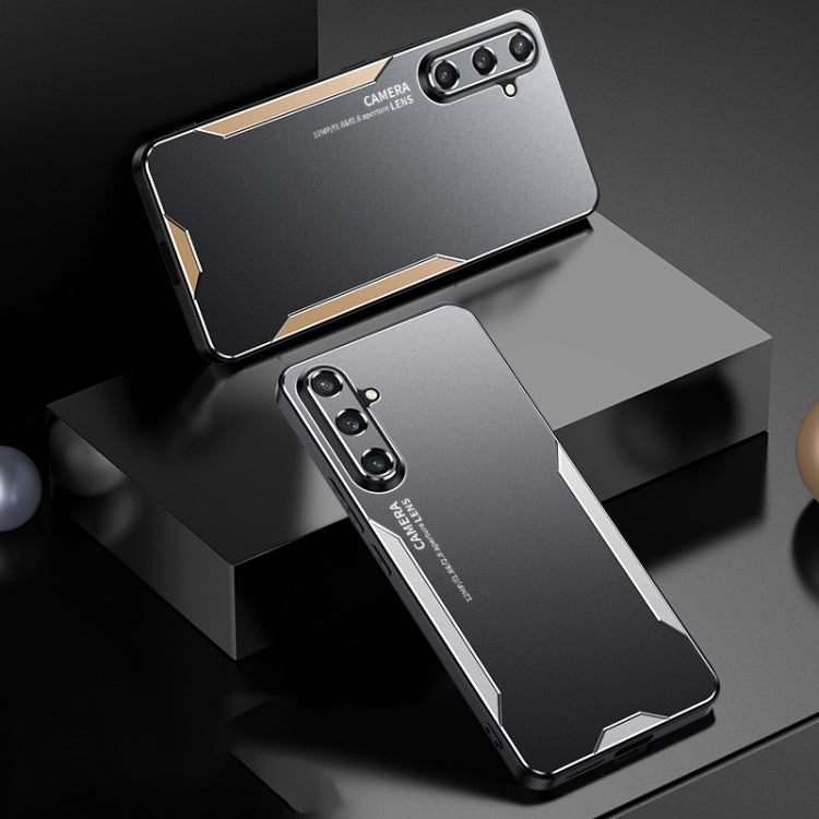 Blade Series TPU Hybrid Metal Phone Case, For Samsung Galaxy S23 FE 5G, For Samsung Galaxy S23+ 5G, For Samsung Galaxy S23 5G, For Samsung Galaxy A14, For Samsung Galaxy S20 FE, For Samsung Galaxy S22+ 5G