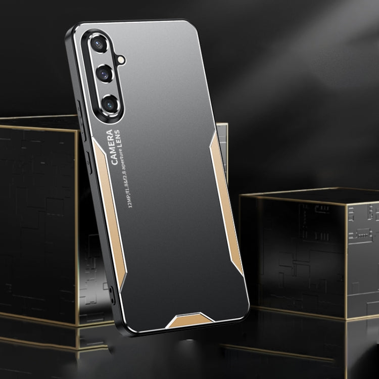 Blade Series TPU Hybrid Metal Phone Case, For Samsung Galaxy S23 FE 5G, For Samsung Galaxy S23+ 5G, For Samsung Galaxy S23 5G, For Samsung Galaxy A14, For Samsung Galaxy S20 FE, For Samsung Galaxy S22+ 5G