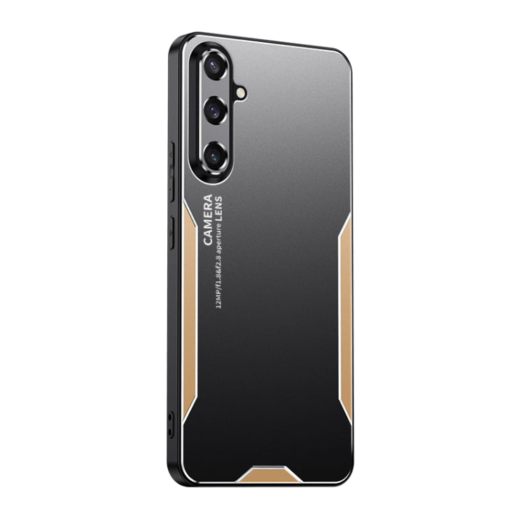 Blade Series TPU Hybrid Metal Phone Case, For Samsung Galaxy S23 FE 5G, For Samsung Galaxy S23+ 5G, For Samsung Galaxy S23 5G, For Samsung Galaxy A14, For Samsung Galaxy S20 FE, For Samsung Galaxy S22+ 5G