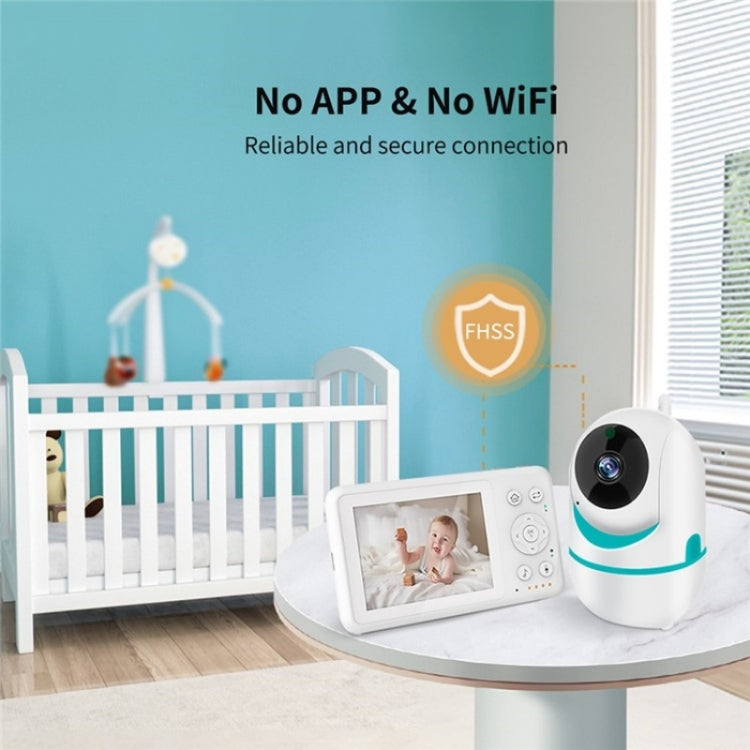 D031 2 Way Voice Built-in Lullabies Home Baby Security Camera 3.2-inch LCD Baby Monitor, D031
