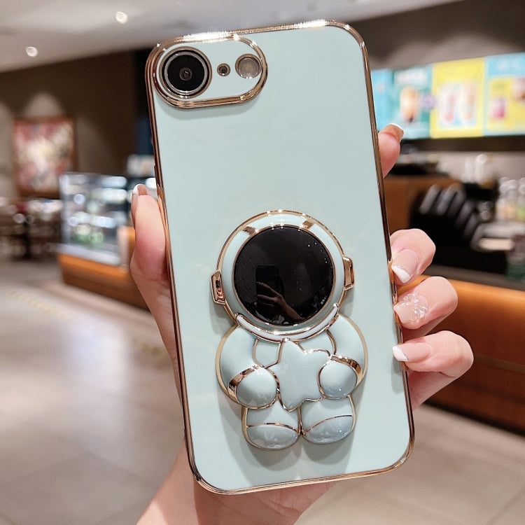 Embrace Stars Electroplating Astronaut Holder Phone Case, For iPhone SE 2022 / 7 / 8, For iPhone 13 Pro Max, For iPhone 13 Pro, For iPhone 13