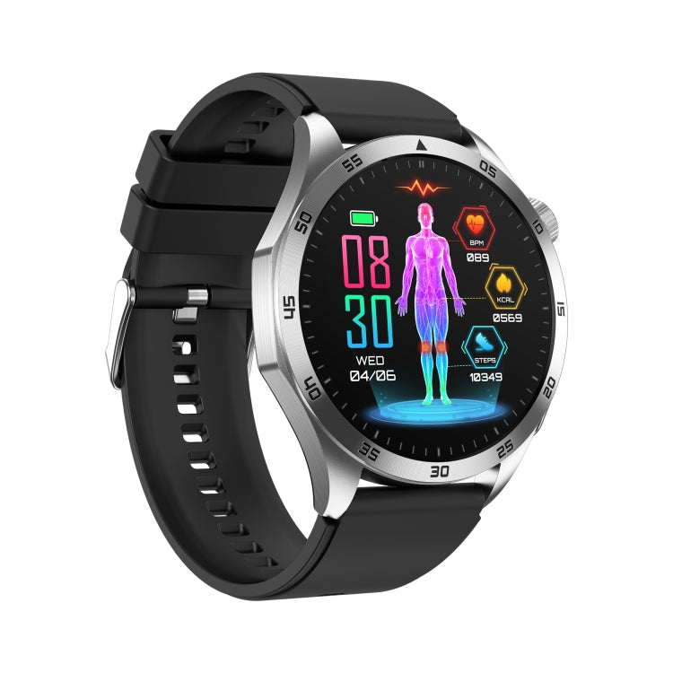 ET485 1.43 inch Color Screen Smart Watch Silicone Strap, Support Bluetooth Call / Micro-physical Examination
