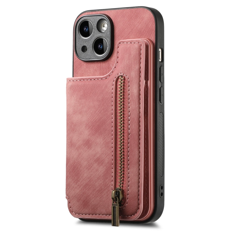 Retro Leather Zipper Wallet Back Phone Case, For iPhone XR, For iPhone XS Max, For iPhone 7 Plus / 8 Plus, For iPhone 6 Plus / 6s Plus
