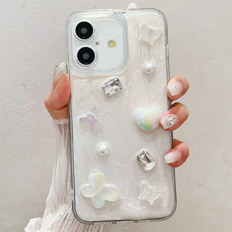 Cream Gum Decoden TPU Phone Case, For iPhone 16 Pro Max, For iPhone 16 Pro, For iPhone 16 Plus, For iPhone 16, For iPhone 15 Pro Max, For iPhone 15 Pro, For iPhone 15 Plus, For iPhone 15