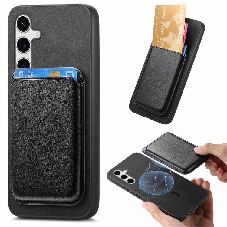 Retro Magsafe Card Bag PU Back Cover Phone Case, For Samsung Galaxy S23 FE 5G, For Samsung Galaxy M14 5G, For Samsung Galaxy A34