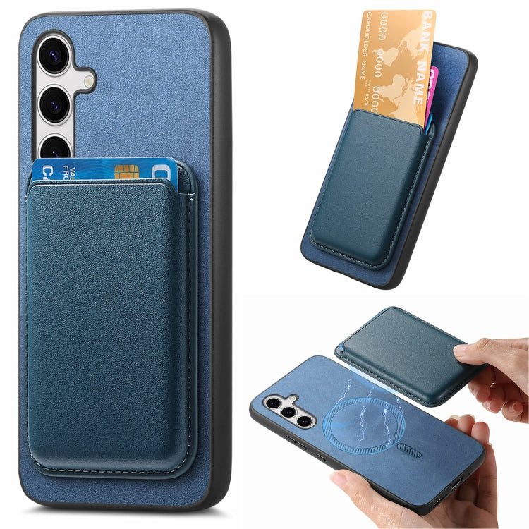 Retro Magsafe Card Bag PU Back Cover Phone Case, For Samsung Galaxy S23 FE 5G, For Samsung Galaxy M14 5G, For Samsung Galaxy A34