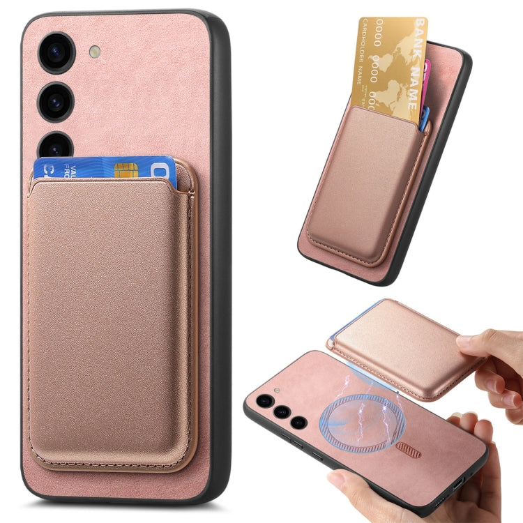 Retro Magsafe Card Bag PU Back Cover Phone Case, For Samsung Galaxy S23 5G, For Samsung Galaxy A16, For Samsung Galaxy A15