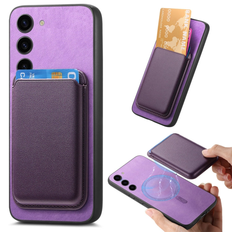 Retro Magsafe Card Bag PU Back Cover Phone Case, For Samsung Galaxy S23 5G, For Samsung Galaxy A16, For Samsung Galaxy A15