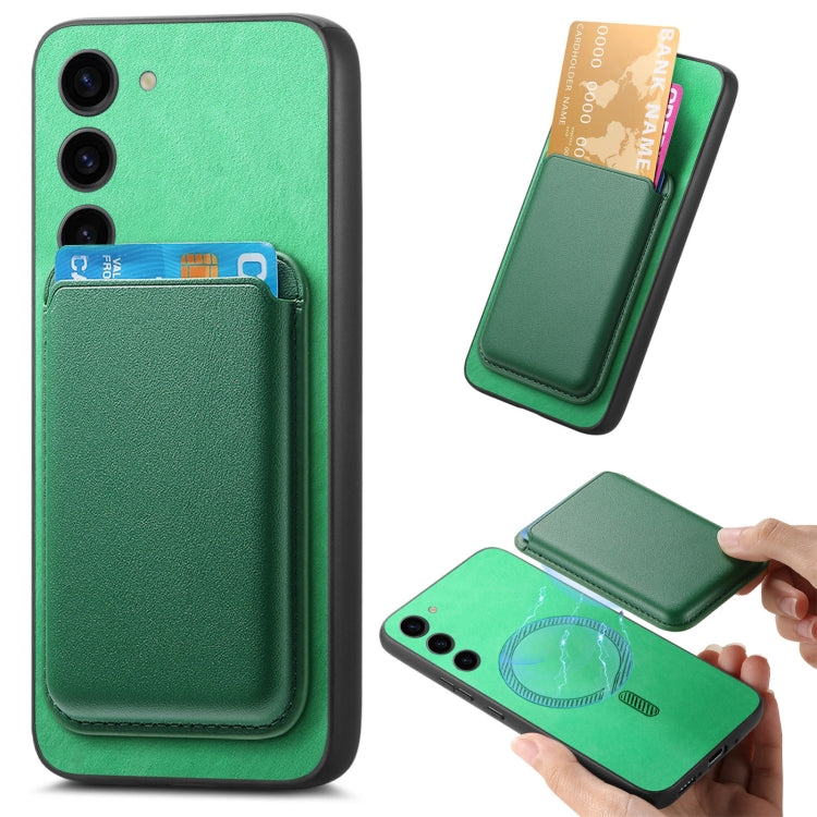 Retro Magsafe Card Bag PU Back Cover Phone Case, For Samsung Galaxy S23 5G, For Samsung Galaxy A16, For Samsung Galaxy A15