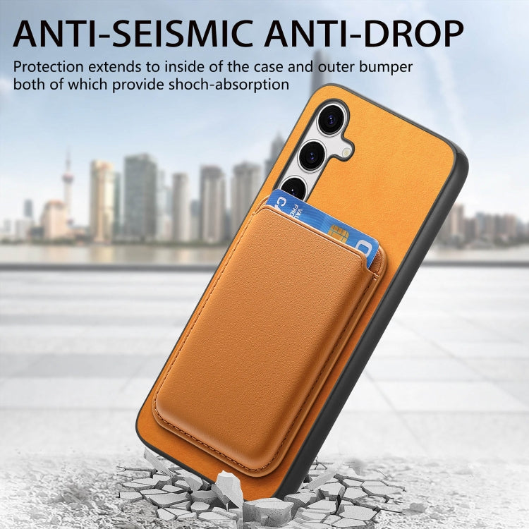Retro Magsafe Card Bag PU Back Cover Phone Case, For Samsung Galaxy S23 5G, For Samsung Galaxy A16, For Samsung Galaxy A15