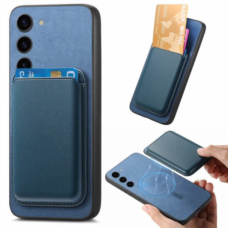 Retro Magsafe Card Bag PU Back Cover Phone Case, For Samsung Galaxy S23 5G, For Samsung Galaxy A16, For Samsung Galaxy A15