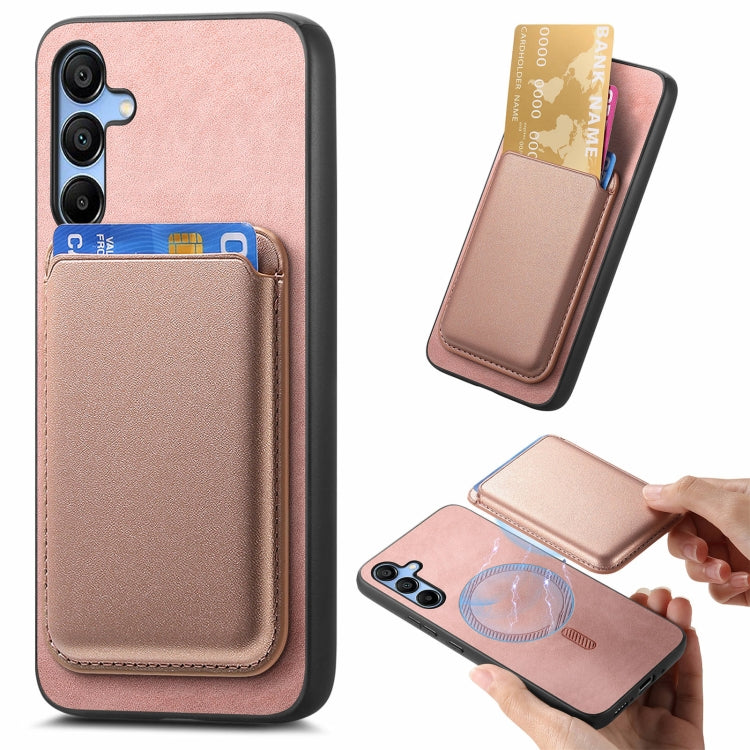 Retro Magsafe Card Bag PU Back Cover Phone Case, For Samsung Galaxy S23 5G, For Samsung Galaxy A16, For Samsung Galaxy A15