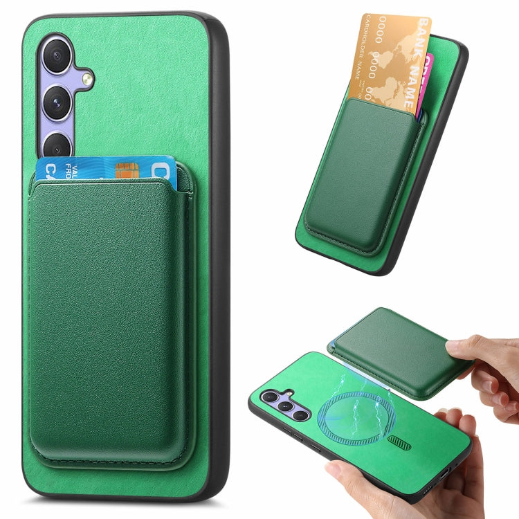 Retro Magsafe Card Bag PU Back Cover Phone Case, For Samsung Galaxy S23 5G, For Samsung Galaxy A16, For Samsung Galaxy A15