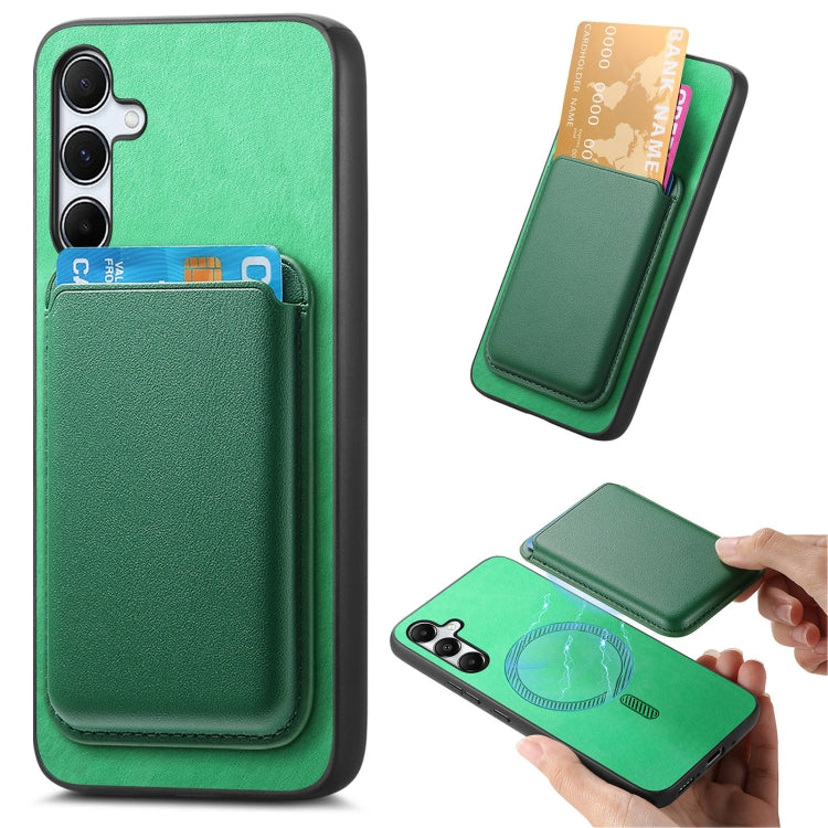 Retro Magsafe Card Bag PU Back Cover Phone Case, For Samsung Galaxy S23 FE 5G, For Samsung Galaxy M14 5G, For Samsung Galaxy A34