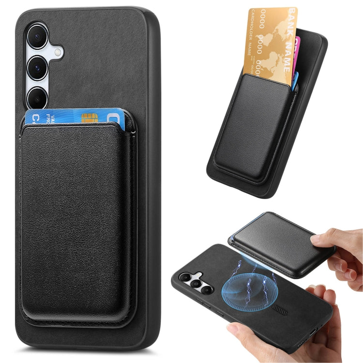 Retro Magsafe Card Bag PU Back Cover Phone Case, For Samsung Galaxy S23 FE 5G, For Samsung Galaxy M14 5G, For Samsung Galaxy A34