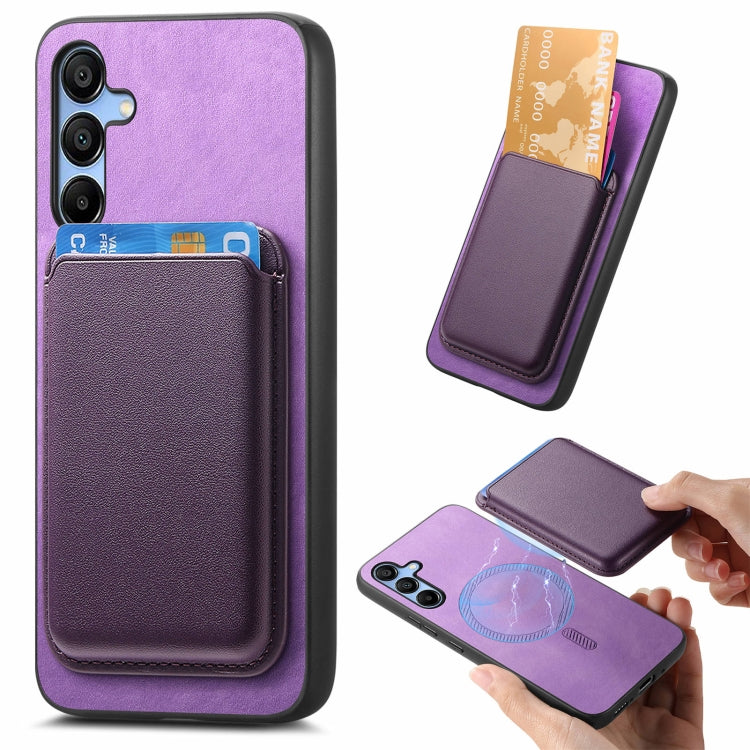 Retro Magsafe Card Bag PU Back Cover Phone Case, For Samsung Galaxy S23 5G, For Samsung Galaxy A16, For Samsung Galaxy A15
