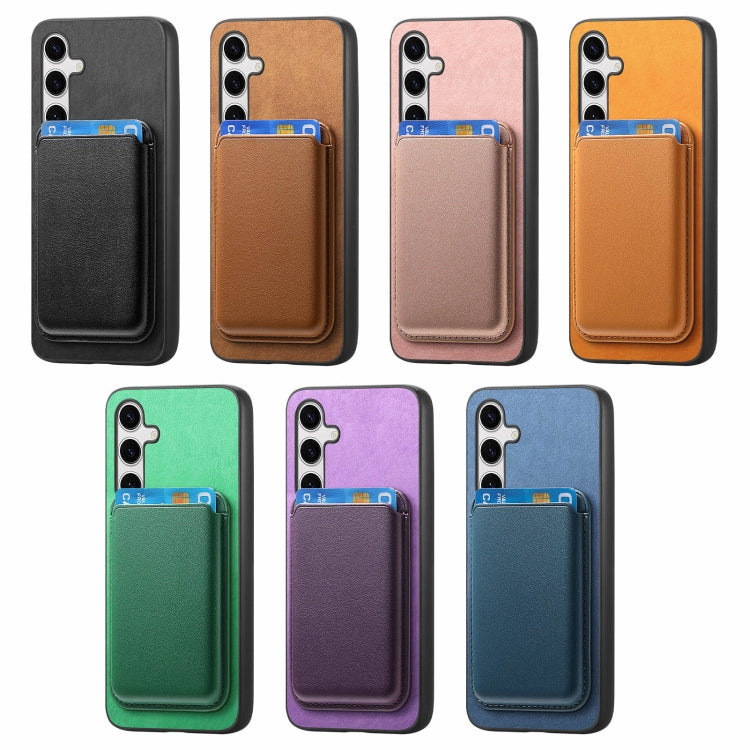 Retro Magsafe Card Bag PU Back Cover Phone Case, For Samsung Galaxy S23 FE 5G, For Samsung Galaxy M14 5G, For Samsung Galaxy A34