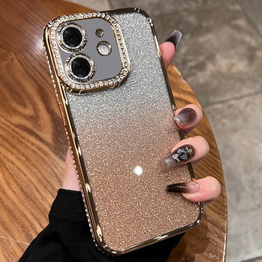 Diamond Gradient Glitter TPU Phone Case