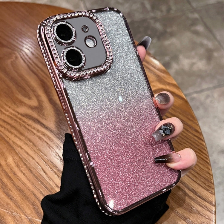 Diamond Gradient Glitter TPU Phone Case, For iPhone 12 Pro Max, For iPhone 12 Pro, For iPhone 11 Pro Max, For iPhone 11