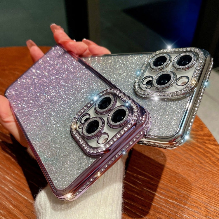 Diamond Gradient Glitter TPU Phone Case, For iPhone 12 Pro Max, For iPhone 12 Pro, For iPhone 11 Pro Max, For iPhone 11