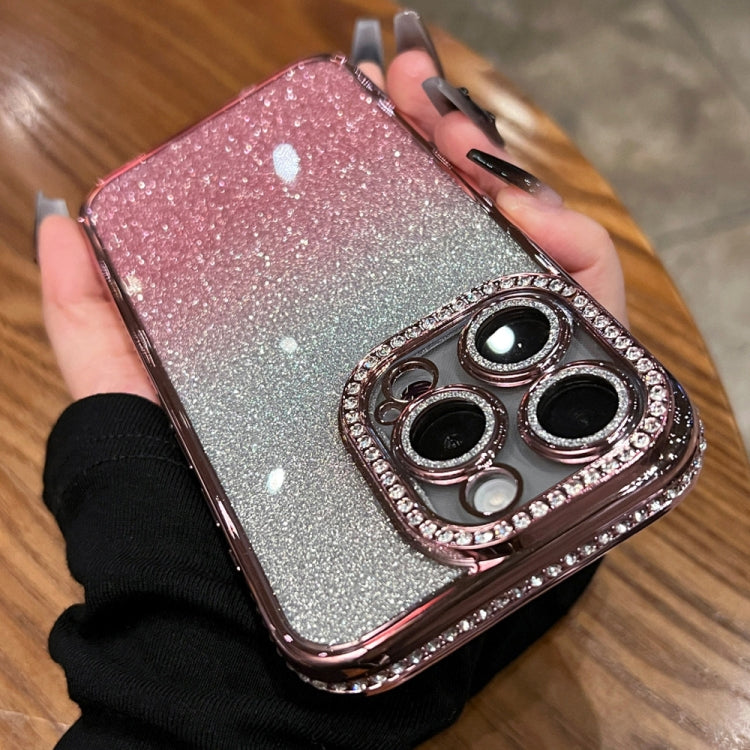 Diamond Gradient Glitter TPU Phone Case, For iPhone 12 Pro Max, For iPhone 12 Pro, For iPhone 11 Pro Max, For iPhone 11