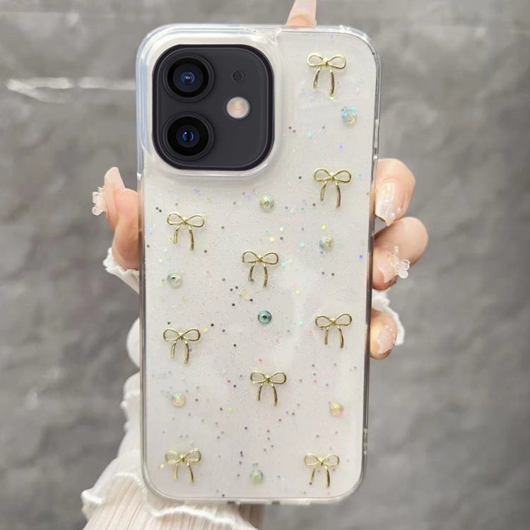 Small Fresh Bow TPU Phone Case, For iPhone 13 Pro Max, For iPhone 13 Pro, For iPhone 13, For iPhone 12, For iPhone 12 Pro Max