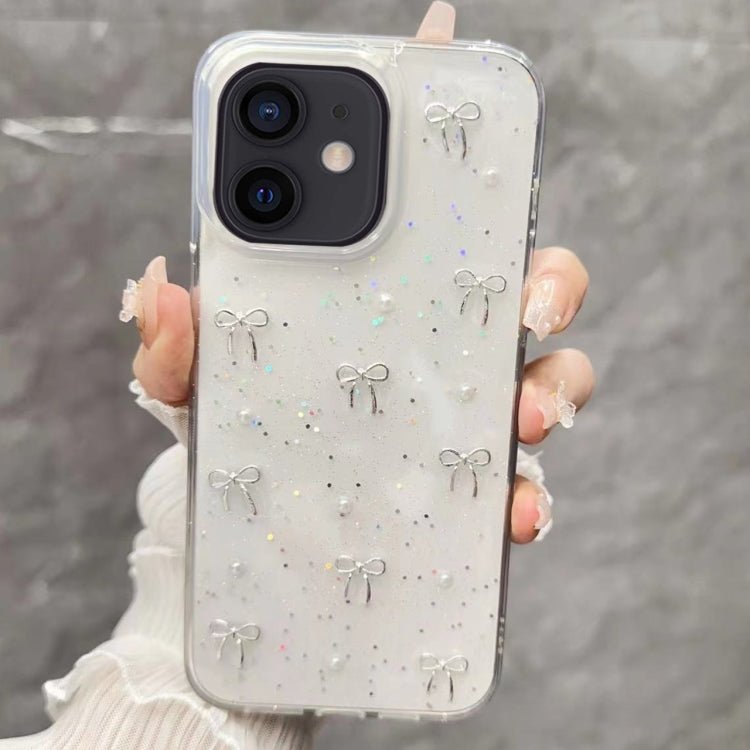 Small Fresh Bow TPU Phone Case, For iPhone 13 Pro Max, For iPhone 13 Pro, For iPhone 13, For iPhone 12, For iPhone 12 Pro Max