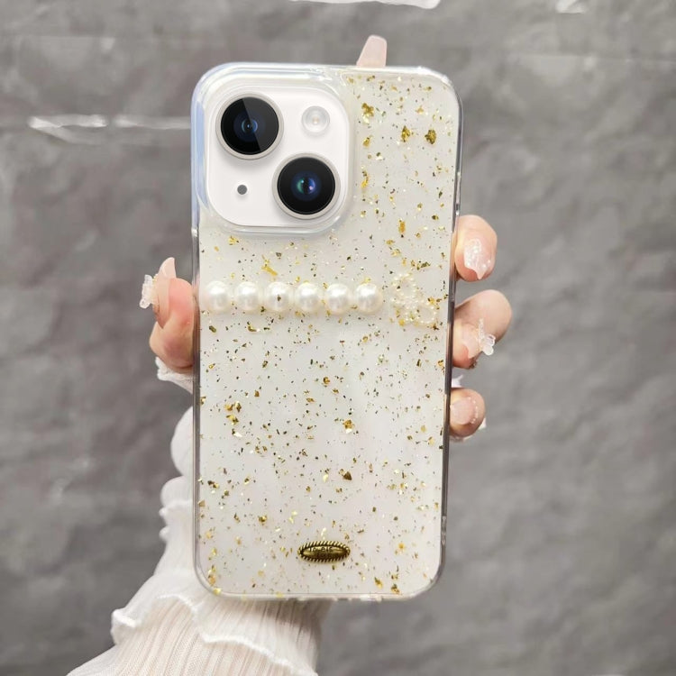 Gold Foil Pearl Bow TPU Phone Case, For iPhone 13 Pro Max, For iPhone 13 Pro, For iPhone 13, For iPhone 12, For iPhone 12 Pro Max