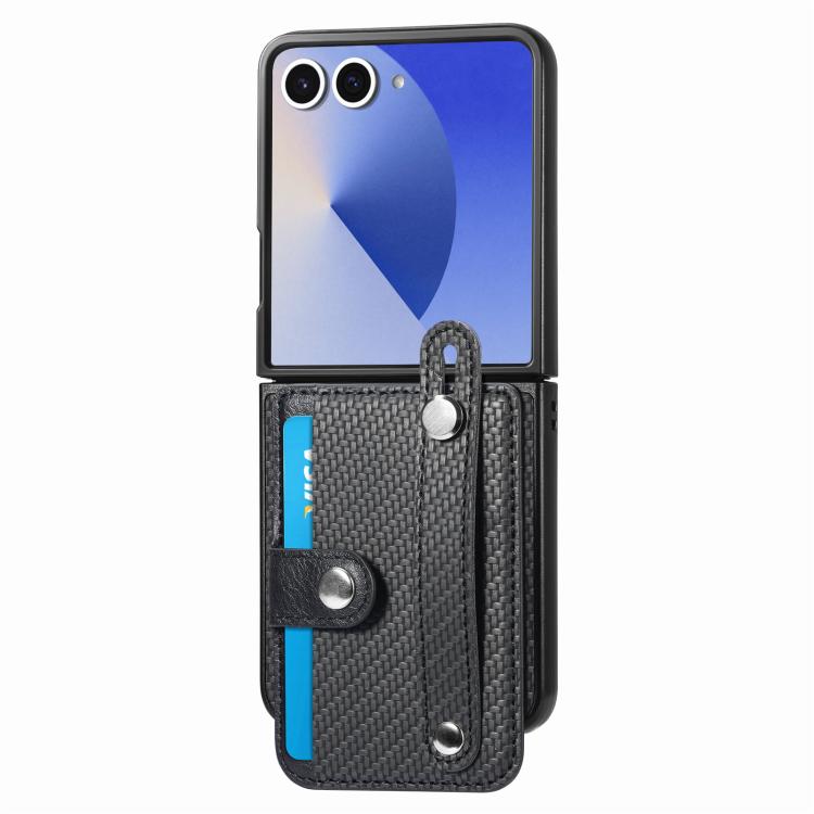 Wristband Kickstand Card Wallet Back Cover Phone Case