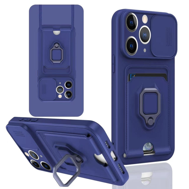 Sliding Camshield Magnetic Card Holder Silicone Phone Case, For iPhone 11 Pro, For iPhone XR, For iPhone XS Max, For iPhone X / XSS