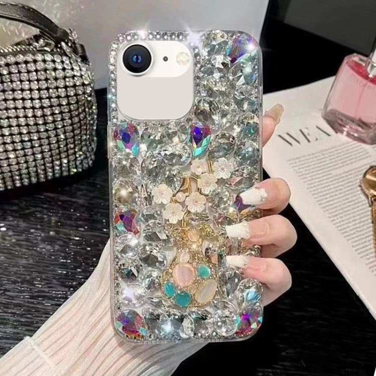 Plum Blossom Handmade Diamond Inlay PC Phone Case, For iPhone XR, For iPhone XS Max, For iPhone SE 2022 / 7 / 8, For iPhone X / XS, For iPhone 7 Plus / 8 Plus