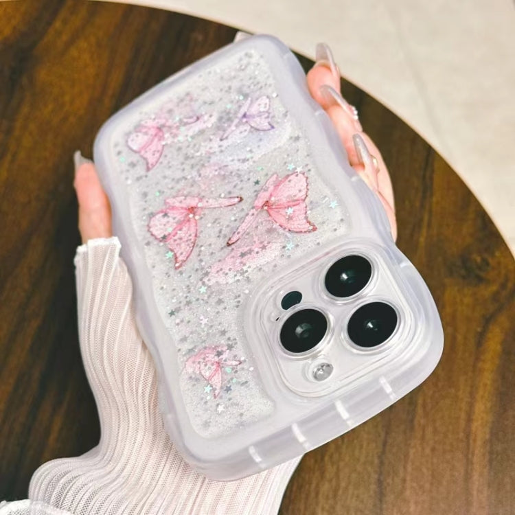 Wave Edge Butterfly TPU Hybrid PC Phone Case, For iPhone 12 Pro, For iPhone 11