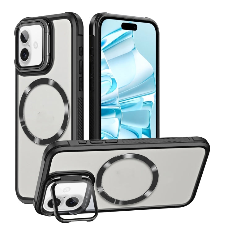 CD-grain Magsafe Acrylic Hybrid TPU Phone Case, For iPhone 16 Pro, For iPhone 16 Plus, For iPhone 16, For iPhone 14 Pro Max