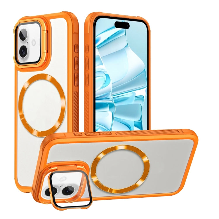 CD-grain Magsafe Acrylic Hybrid TPU Phone Case, For iPhone 16 Pro, For iPhone 16 Plus, For iPhone 16, For iPhone 14 Pro Max