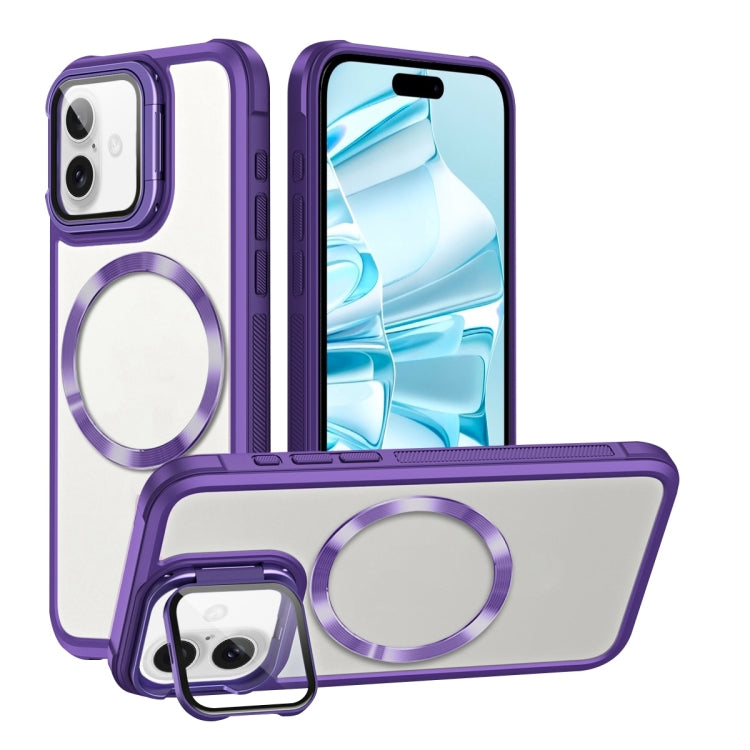 CD-grain Magsafe Acrylic Hybrid TPU Phone Case, For iPhone 16 Pro, For iPhone 16 Plus, For iPhone 16, For iPhone 14 Pro Max